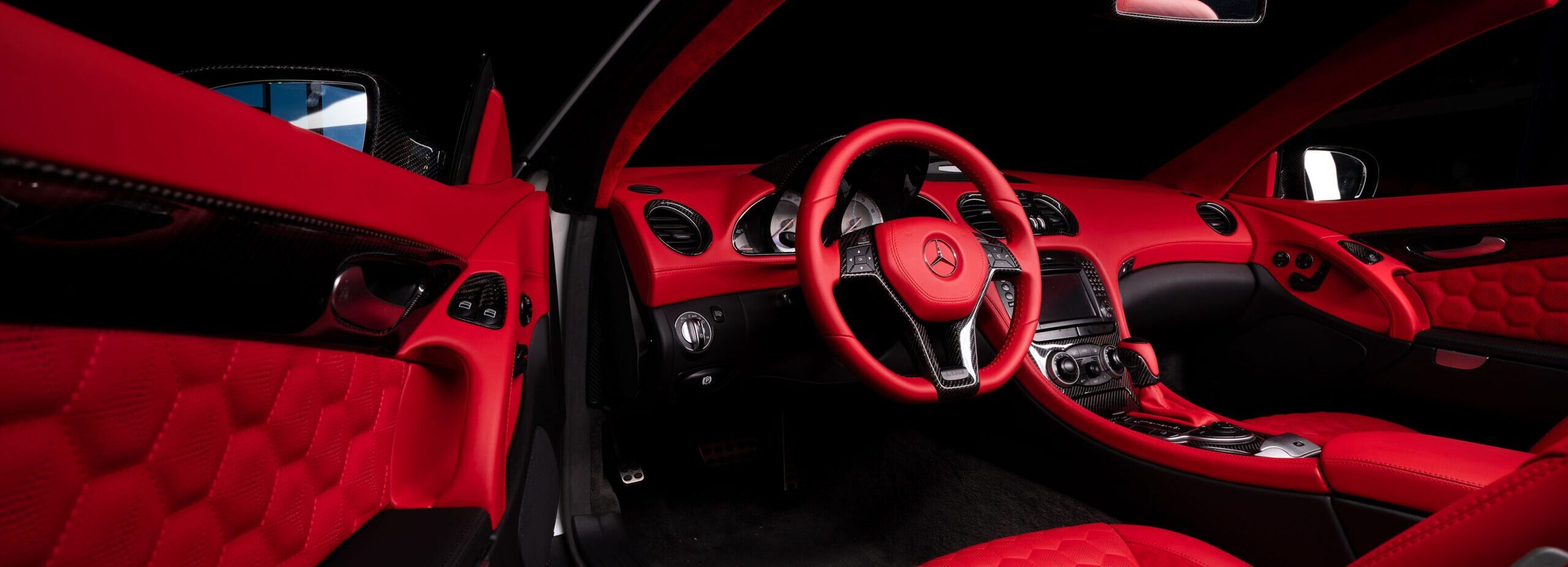 luxury car interior upholstery Cyprus Mercedes SL